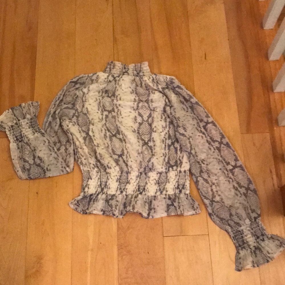 Snakeskin shirt
